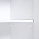 Mobiletto da Bagno Sotto Lavabo in Legno Bianco 60x30x60 cm 