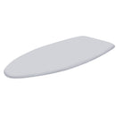 Copriasse Ricambio Asse da Stiro Rugby 125x46 cm Cotone Spugna Feltro Grigio     