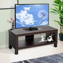 Mobile TV Basso con Vano in Legno Noce 90x35x37 cm 