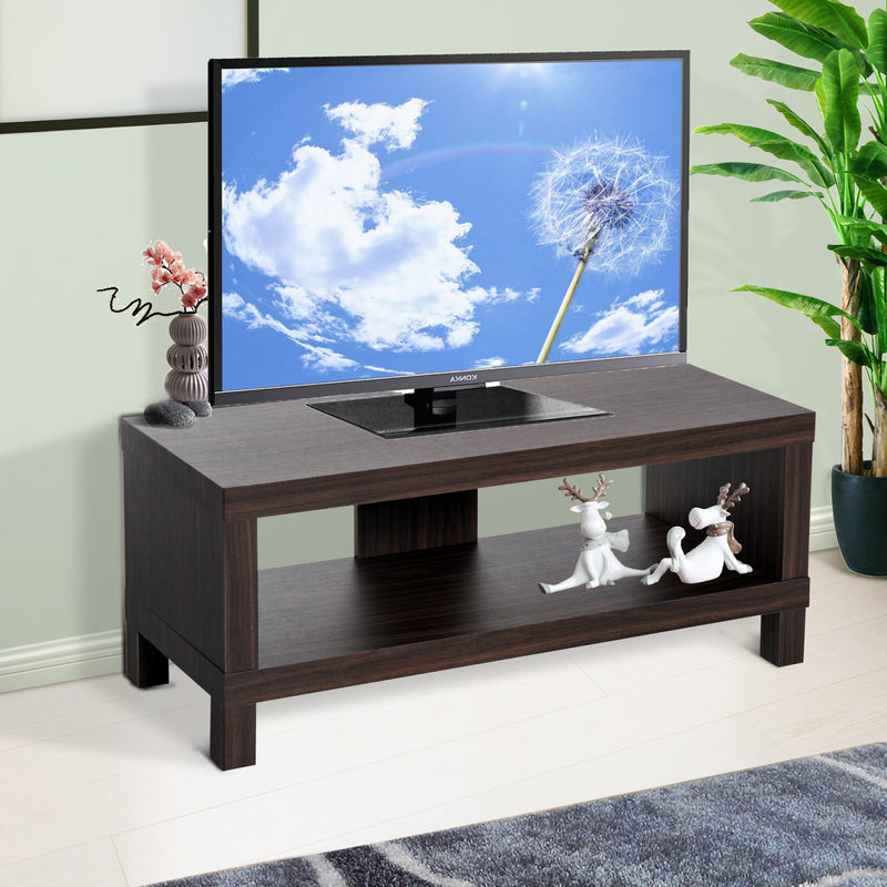 Mobile TV Basso con Vano in Legno Noce 90x35x37 cm 
