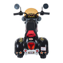 Moto Elettrica per Bambini 6V Chopper Nera 