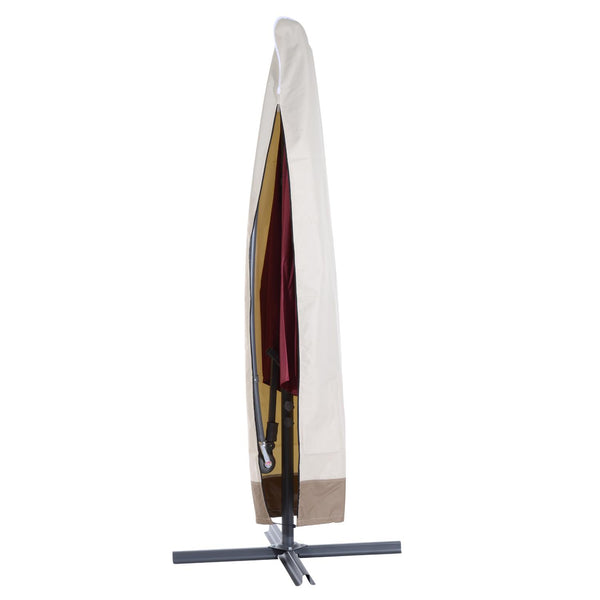 Copertura Ombrellone da Giardino Impermeabile Crema marrone Ø56x220 cm sconto