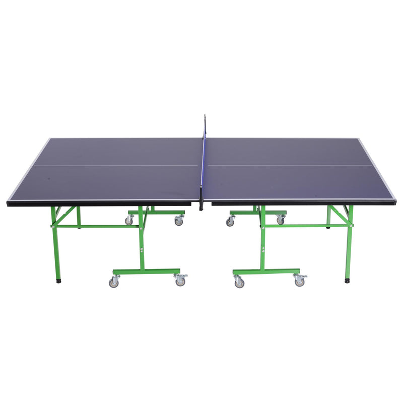 Tavolo Ping Pong 274x152,5cm Interno Esterno Professionale Pieghevole Con Tendirete Racchette Palline Booster