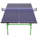 Tavolo da Ping Pong Professionale e Pieghevole con Ruote 152.5x274x76 cm 