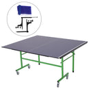 Tavolo da Ping Pong Professionale e Pieghevole con Ruote 152.5x274x76 cm 