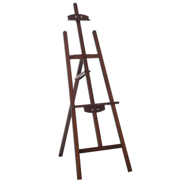 Cavalletto per Pittura in Legno Altezza e Inclinazione Regolabili Marrone 46x60x140 cm online