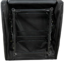 Poltrona Relax Reclinabile Ergonomica in Similpelle 65x92x100 cm Nero 