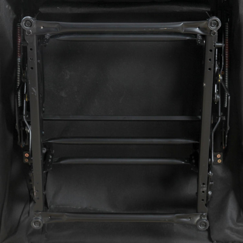 Poltrona Relax Reclinabile Manuale in Similpelle Marrone 75x92x99 cm 