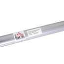 Rastrelliera Portabici 4 Posti in Acciaio 108.5x30x21.5 cm Grigia 