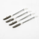 Rastrelliera Portabici 6 Posti in Acciaio 160x33x27 cm Argento 