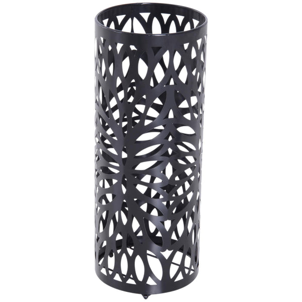 prezzo Portaombrelli in Metallo Lavorato con Salvagoccia Nero