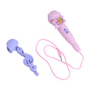 Mini Pianoforte Giocattolo per Bambini con Microfono e Sgabello Rosa 