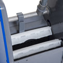 Carrello Pulizie Professionale con Strizzatore e 2 Secchi Blu e Rosso 