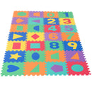 Tappeto Puzzle da Gioco per Bambini 28 Tessere 31x31 cm 