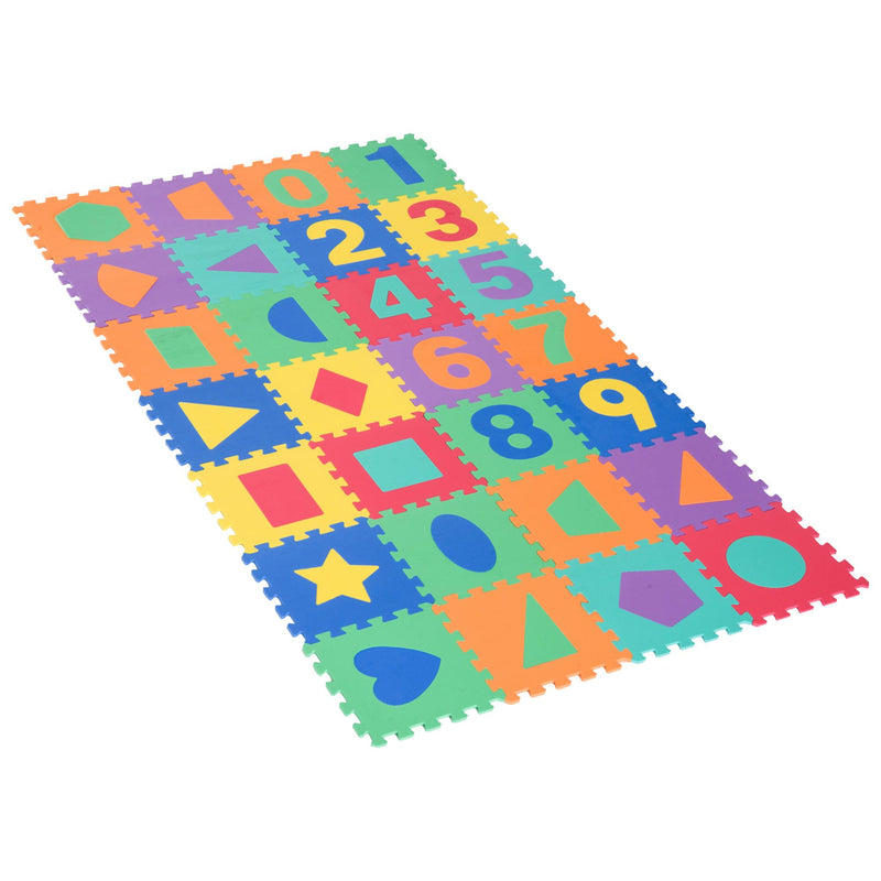 Tappeto Puzzle da Gioco per Bambini 28 Tessere 31x31 cm 
