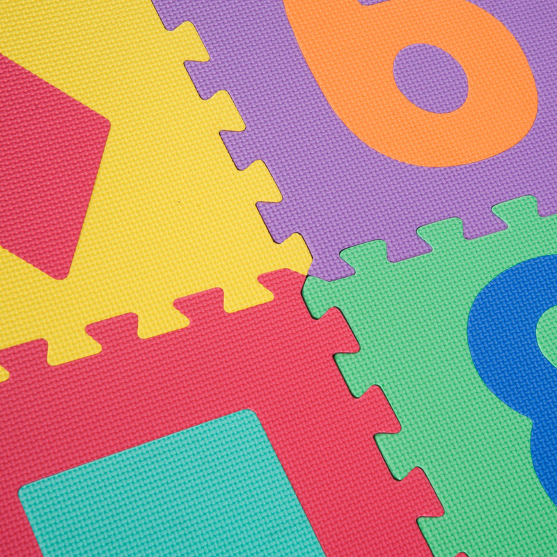 Tappeto Puzzle da Gioco per Bambini 28 Tessere 31x31 cm 