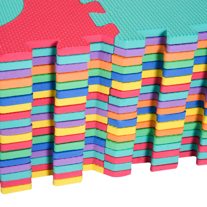 Tappeto Puzzle da Gioco per Bambini 36 Tessere 31x31 cm 