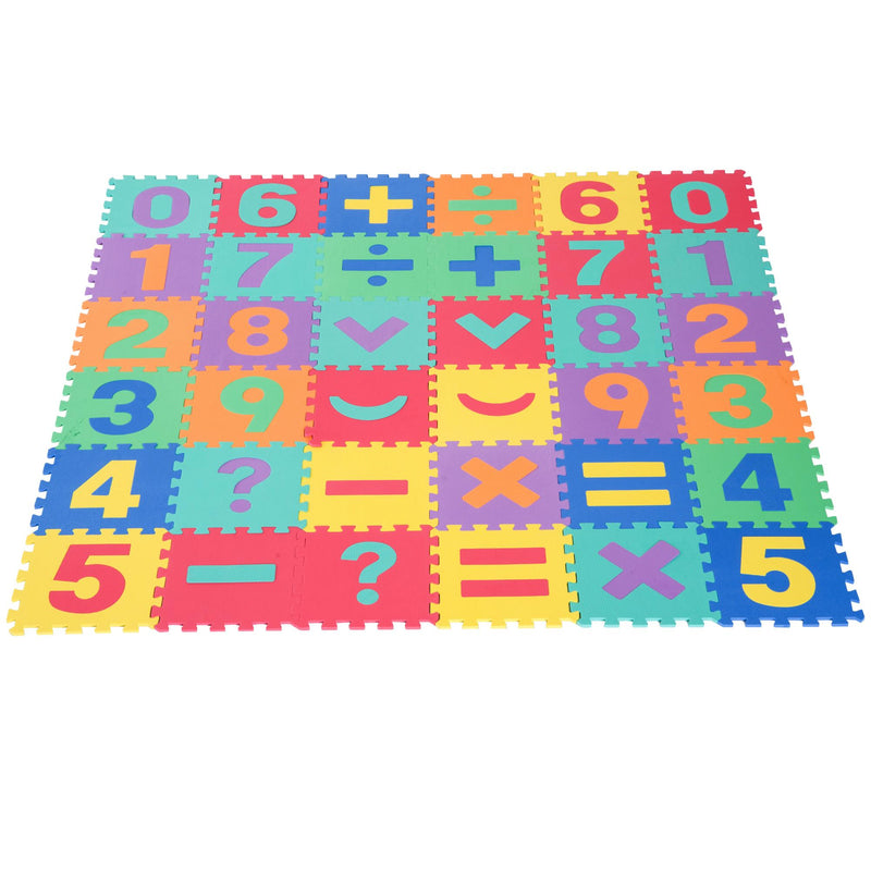 Tappeto Puzzle da Gioco per Bambini 36 Tessere 31x31 cm 
