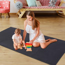 Tappeto Puzzle 8 Pezzi 63x63 cm in EVA Morbido Nero 