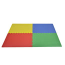 Tappeto Gioco Bimbi 60x60 cm - Set 8 Pezzi Materiale Isolante Resistente all'Umidità Colorato 
