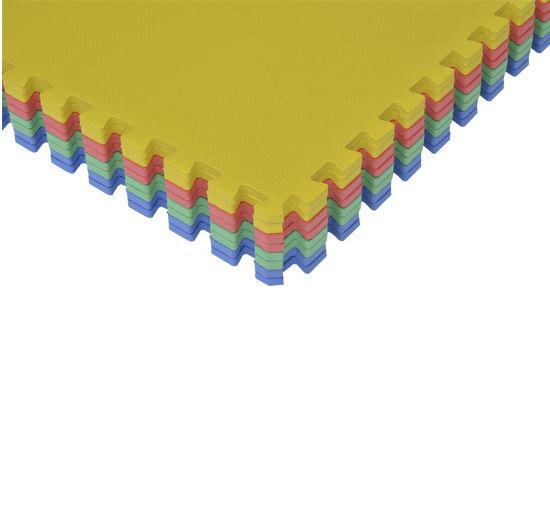 Tappeto Gioco Bimbi 60x60 cm - Set 8 Pezzi Materiale Isolante Resistente all'Umidità Colorato 