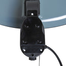 Lampada Riscaldante a Parete Radiatore per Esterni 2000W in Alluminio Nero 