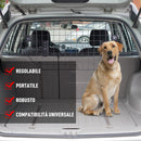 Barriera Divisore di Protezione Macchina per Cani Regolabile 89-122x41 cm 