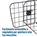 Barriera Divisore di Protezione Macchina per Cani Regolabile 89-122x41 cm 