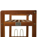 Scarpiera in Legno 3 Ripiani 74x26x62 cm 