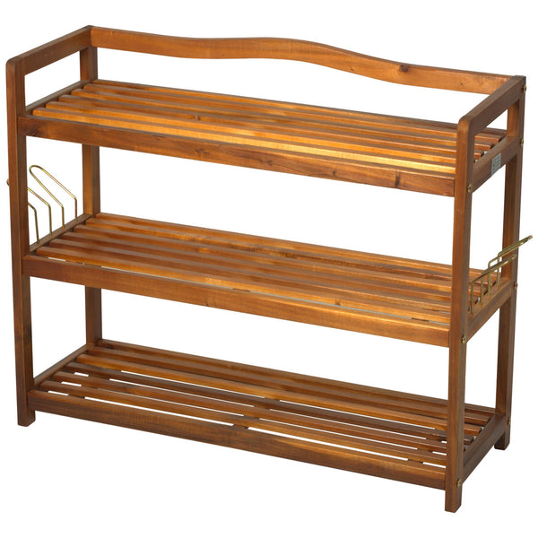 Scarpiera in Legno 3 Ripiani 74x26x62 cm online