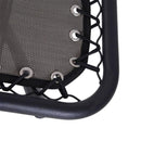 Sedia Sdraio Pieghevole Reclinabile Lettino Relax Zero Gravity Textilene Grigio 90x65x110 cm 