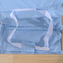 Seggiolone Multifunzione per Bambini in Legno di Pino Azzurro 50x44x88 cm 