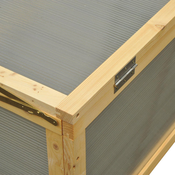 Serra da Giardino per Piante Ortaggi Fiori con Struttura in Legno 100x66x40 cm online