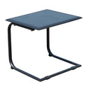 Set Salotto da Giardino in Rattan Sintetico 2 Poltrone e Tavolino Grigio 