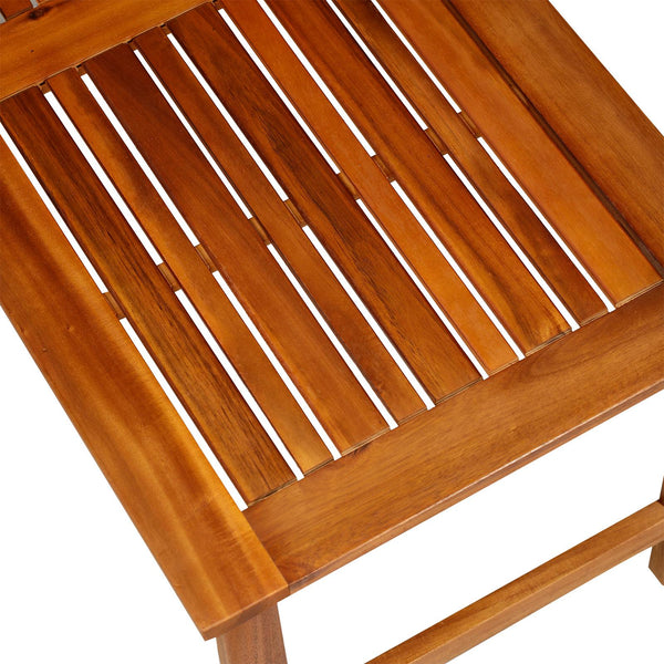 Set Salotto da Giardino in Legno di Acacia Divano 2 Poltrone e Tavolino Marrone acquista