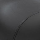 Sgabello a sella per parrucchiere regolabile nero 