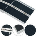 Rampa per Sedia a Rotelle in Alluminio Ripiegabile a Valigia 61x36x16 cm 