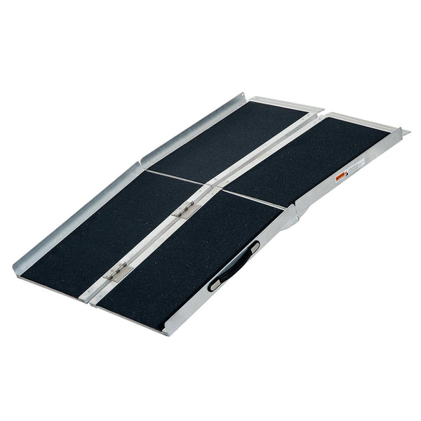 Rampa per Sedia a Rotelle in Alluminio Ripiegabile a Valigia 61x36x16 cm prezzo