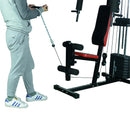 Stazione Fitness Multifunzione per Allenamento Professionale in Acciaio 