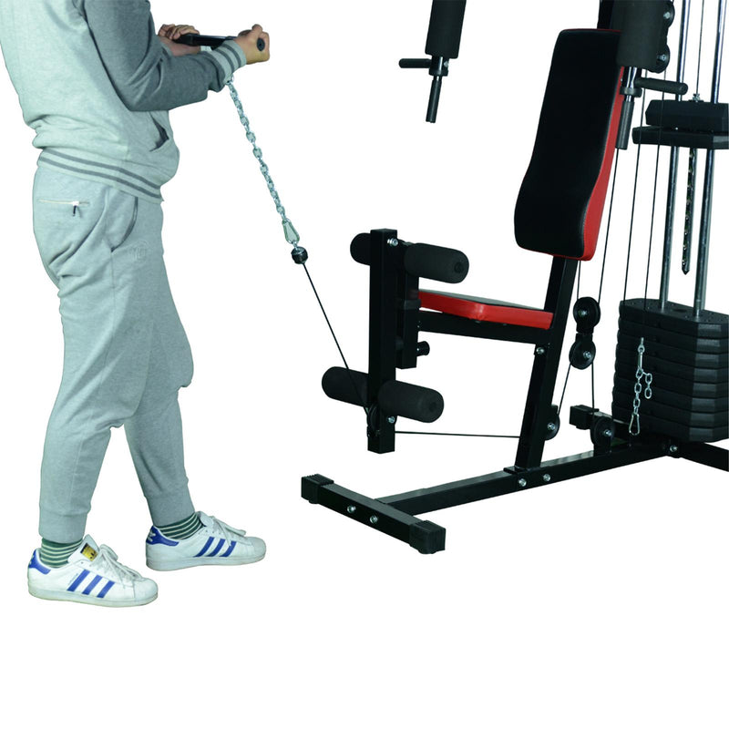 Stazione Fitness Multifunzione per Allenamento Professionale in Acciaio 