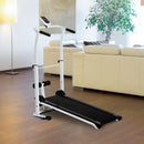 Tapis Roulant Magnetico con Monitor LCD e Barra Sit-up Pieghevole in Acciaio 