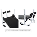 Tapis Roulant Magnetico con Monitor LCD e Barra Sit-up Pieghevole in Acciaio 