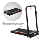 Tapis Roulant Elettrico Pieghevole Compatto Salvaspazio con Telecomando 