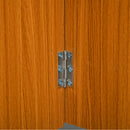 Tavolo Pieghevole Salvaspazio con Ruote Bianco e Legno 120x80x73 cm 