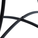 Tavolino da Giardino in Ceramica a Mosaico Arancione e Bianco Ø60x71 cm 