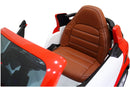 Macchina Elettrica per Bambini 12V Mp4 Smart Fortwo Cabrio Bianca