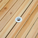 Tavolino da Campeggio Picnic Pieghevole in legno con 4 sedie 