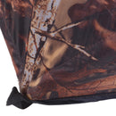 Tenda Stealth Camo per Caccia e Fotografia 2 Persone 4 Finestre Ottima Visibilità Tessuto Oxford 145x145x165 cm 