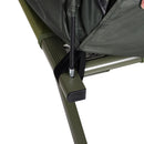 Tenda da Campeggio a 2 Posti con Materasso Gonfiabile e Borsa in Polietilene Verde Scuro 193x136x136 cm 