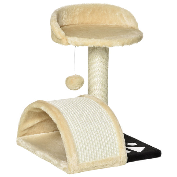 online Albero Tiragraffi per Gatti per Gioco e Relax 36x36x44 cm Beige